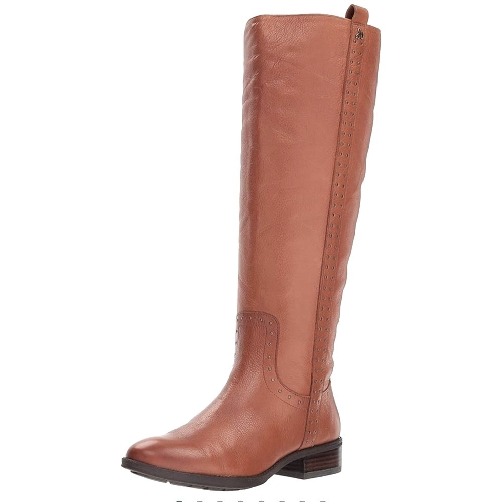 Sam Edelman Women's Prina Soft Brown Leather Tall Riding Boots Shoes Size 6M New - Picture 6 of 9